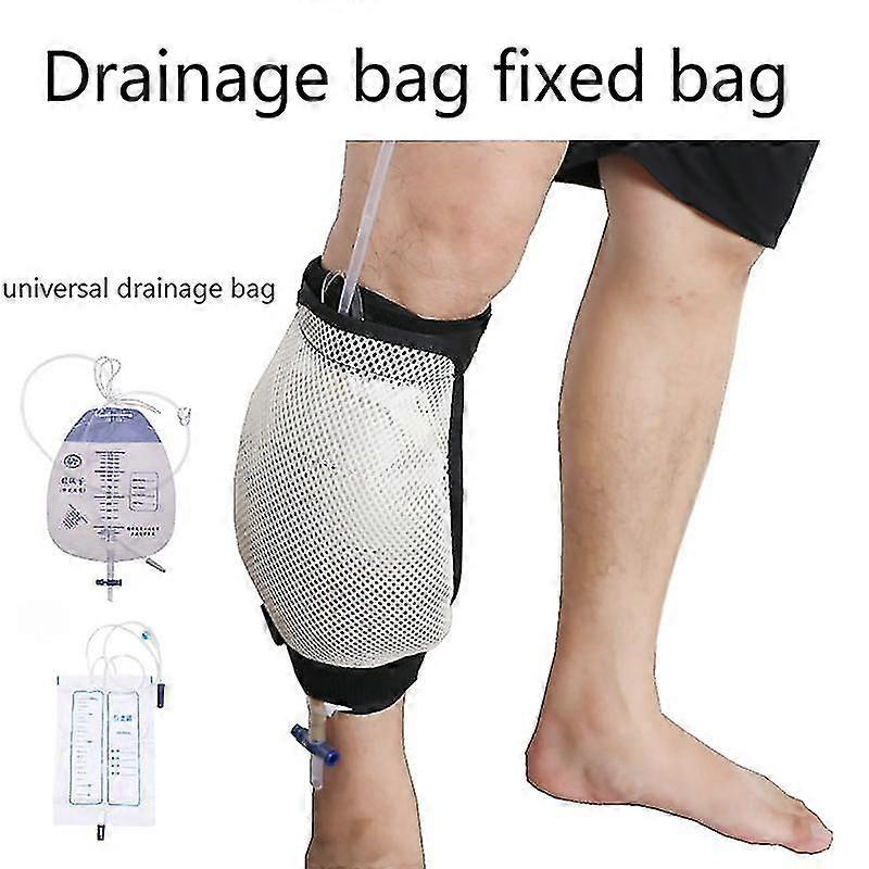 Bolsa de ostomía Cubierta Bolsa de drenaje desechable Transpirable Gran capacidad ajustable