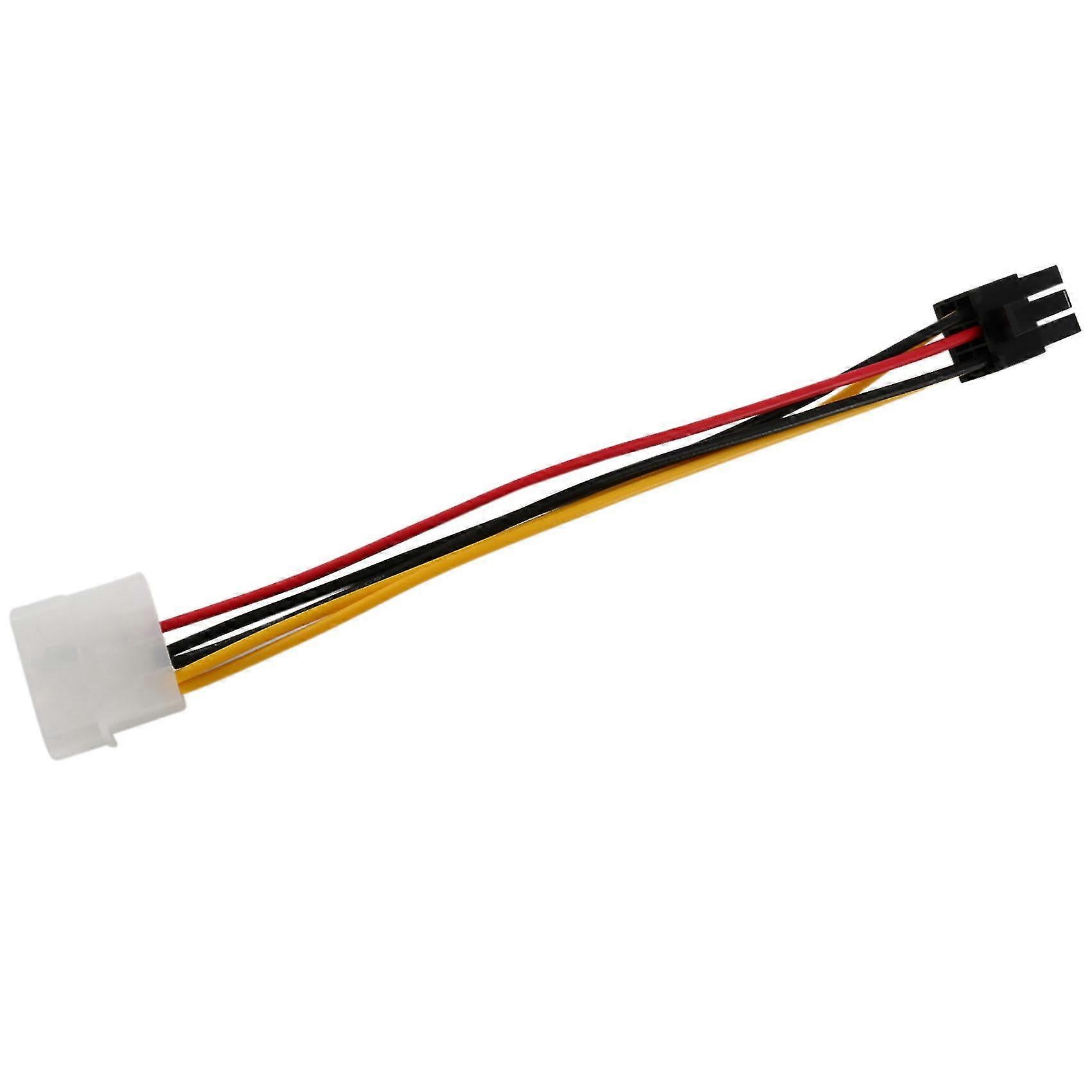 4-pin To 6-pin Fe Socket Cable For Pcie Pci Adapter