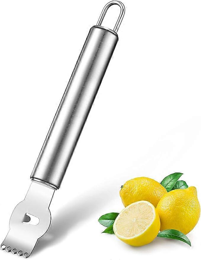 Professional lemon zest peeler with stainless steel cinnamon knife lemon slice