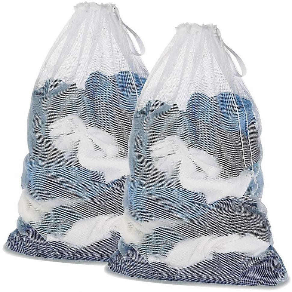 2pcsWashing Machine NetRope Mesh Laundry Bag