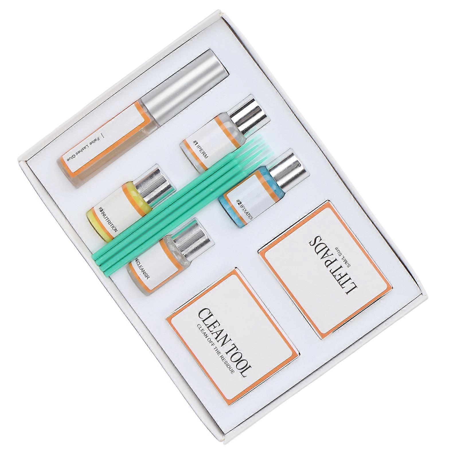 Professional Eyelash Perm Kit Long Lasting Eyelash Curling Perming Tools Set for Beauty Salon