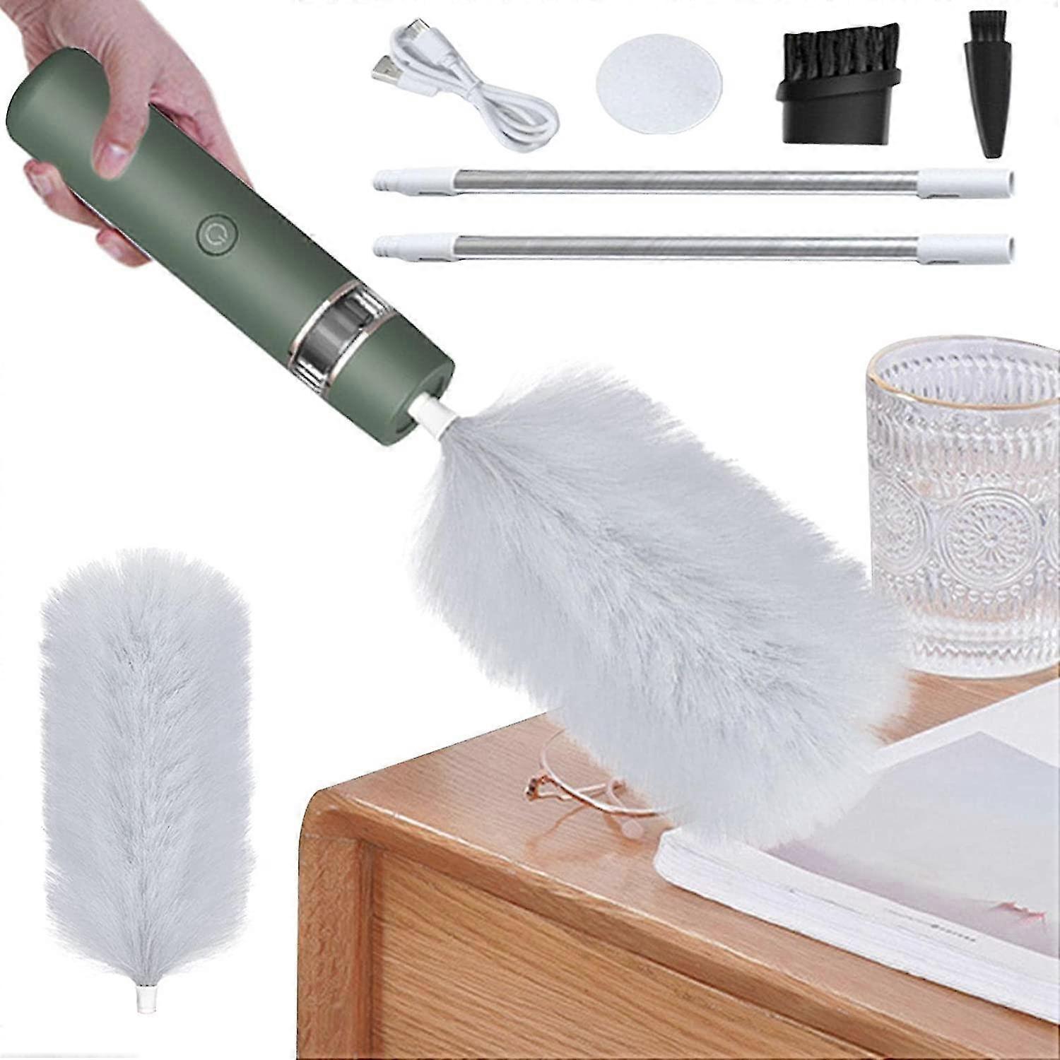Rotating Duster,motorized Duster Brush - Automatic 360 Feather Duster Cleaning Accessories Duster Brush Rotary Dust Collector For Cleaning Home Office