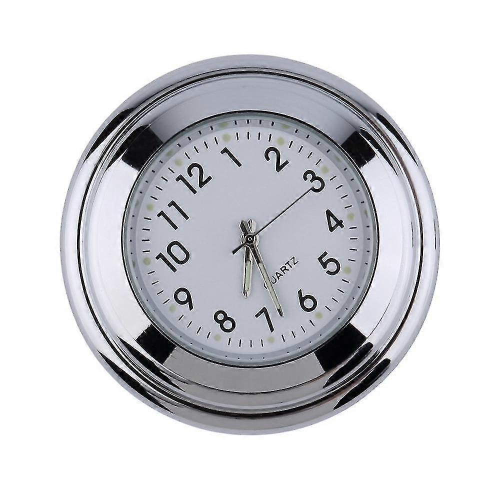 EVAGO Motorcycle Handlebar Clock, Motorcycle Modification Handlebar Mount Waterproof Quartz Clock Watch Accessories