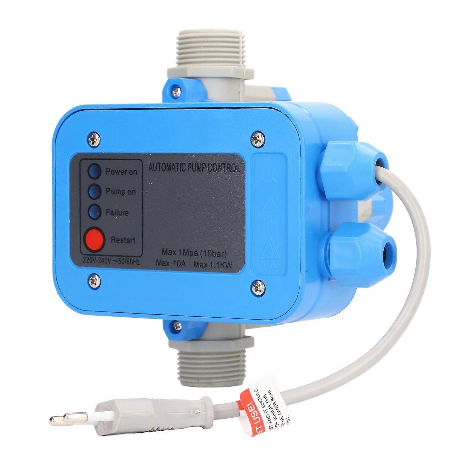 Water Pump Pressure Controller Switch Auto Control EU Plug 220?240v for Protection