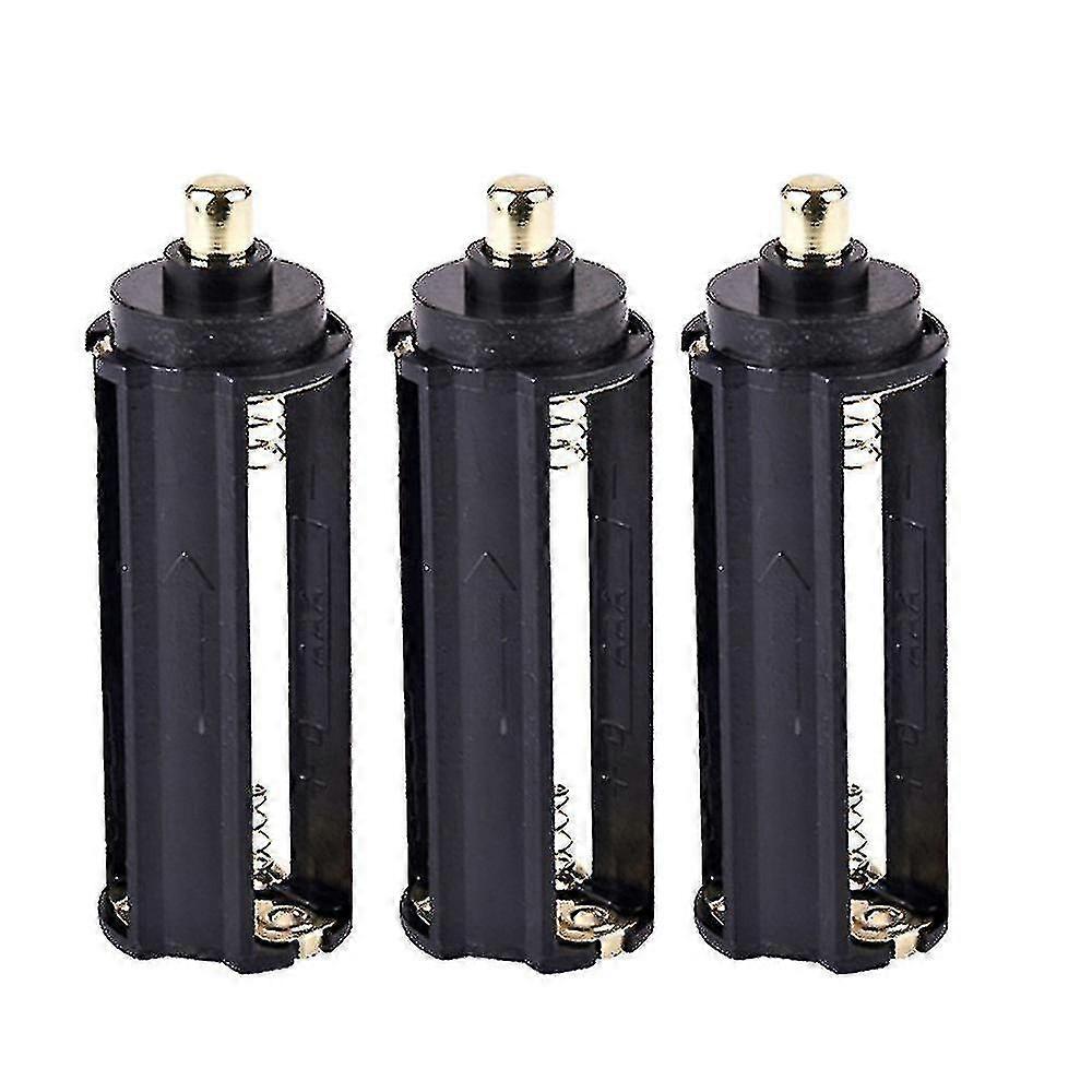 3 X 3 Aaa Battery Holder Spring Box For Flashlight Torch High Quality