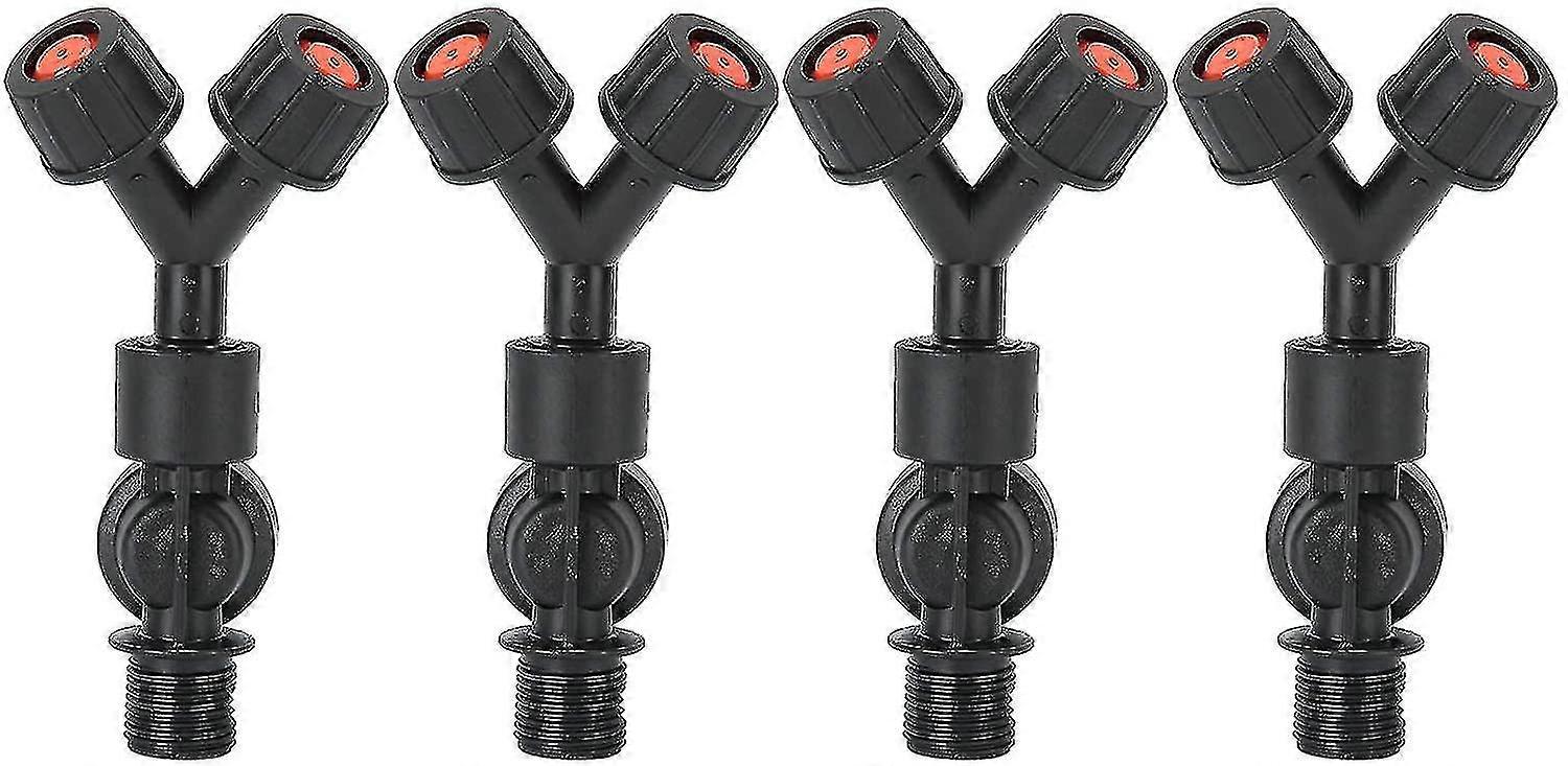 4 قطع المضادة للتنقيط فوهة مزدوجة رذاذ رئيس لبخاخ حقيبة الظهر الكهربائية الزراعية