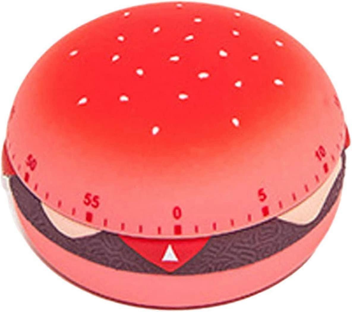 Mechanical Timer Chef Timer Cooking Timer Loud Alarm Counter Bread Type Manual Timer (red 1pc)