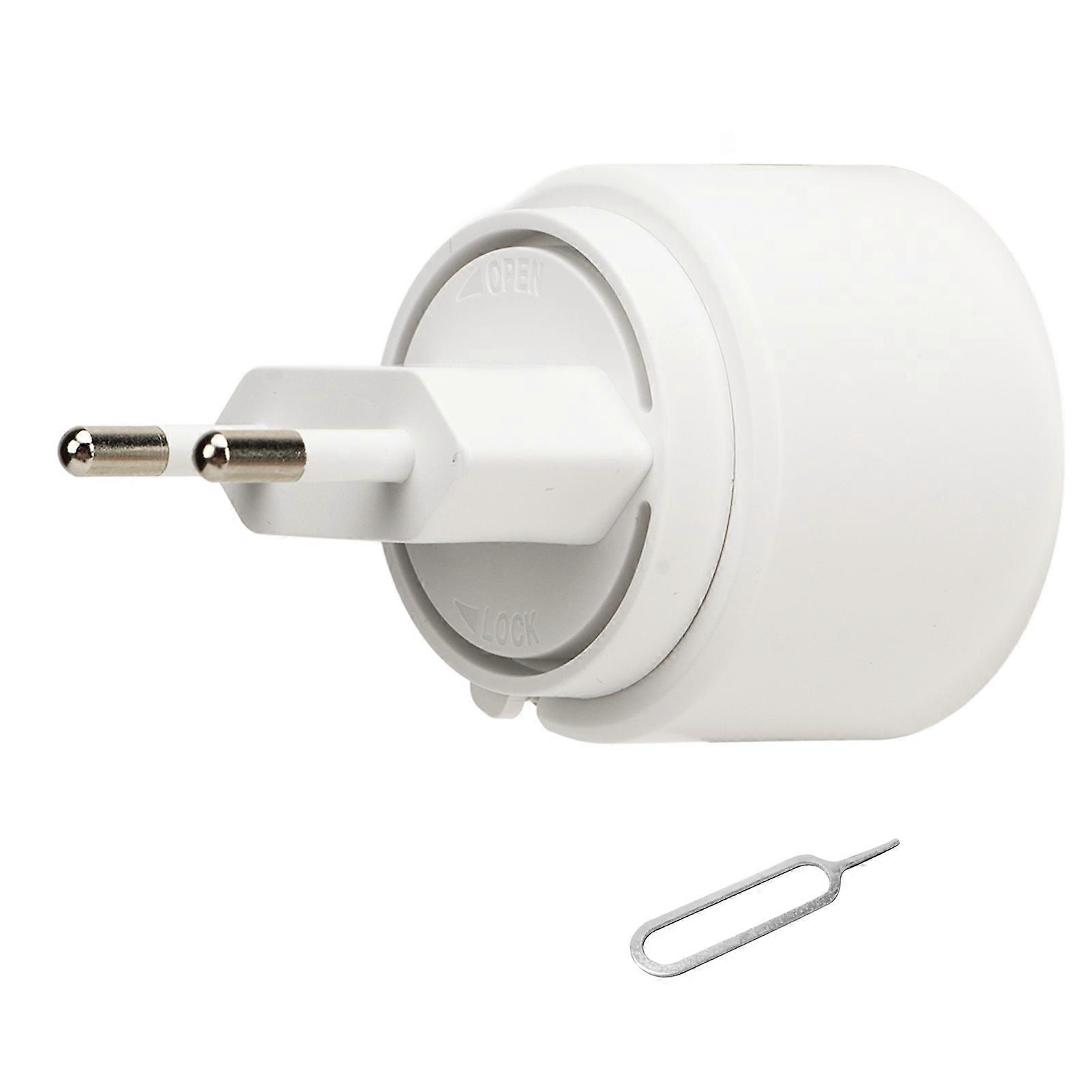 Ring Fire Alarm Sensor WiFi for Tuya Plug in Natural Gas Propane Detector Combustible Gas Leak Monitor EU Plug 85V250V