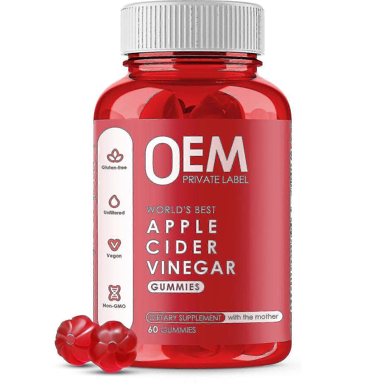 Apple Cider Vinegar Gummies Apple Vinegar Fudge Snacks