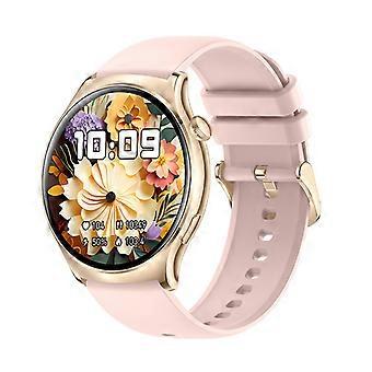 1,43-Zoll-Smartwatch-Schrittzähler Herzfrequenz Blutdrucküberwachung Multisport-Smartwatch Gold