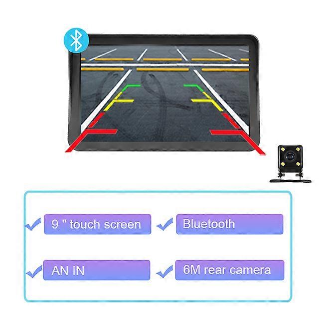 9 Inch GPS Truck Car GPS Navigator HD Vehicle Bluetooth 256MB+8GB AVIN Support Rearview Camera Navitel free EU map