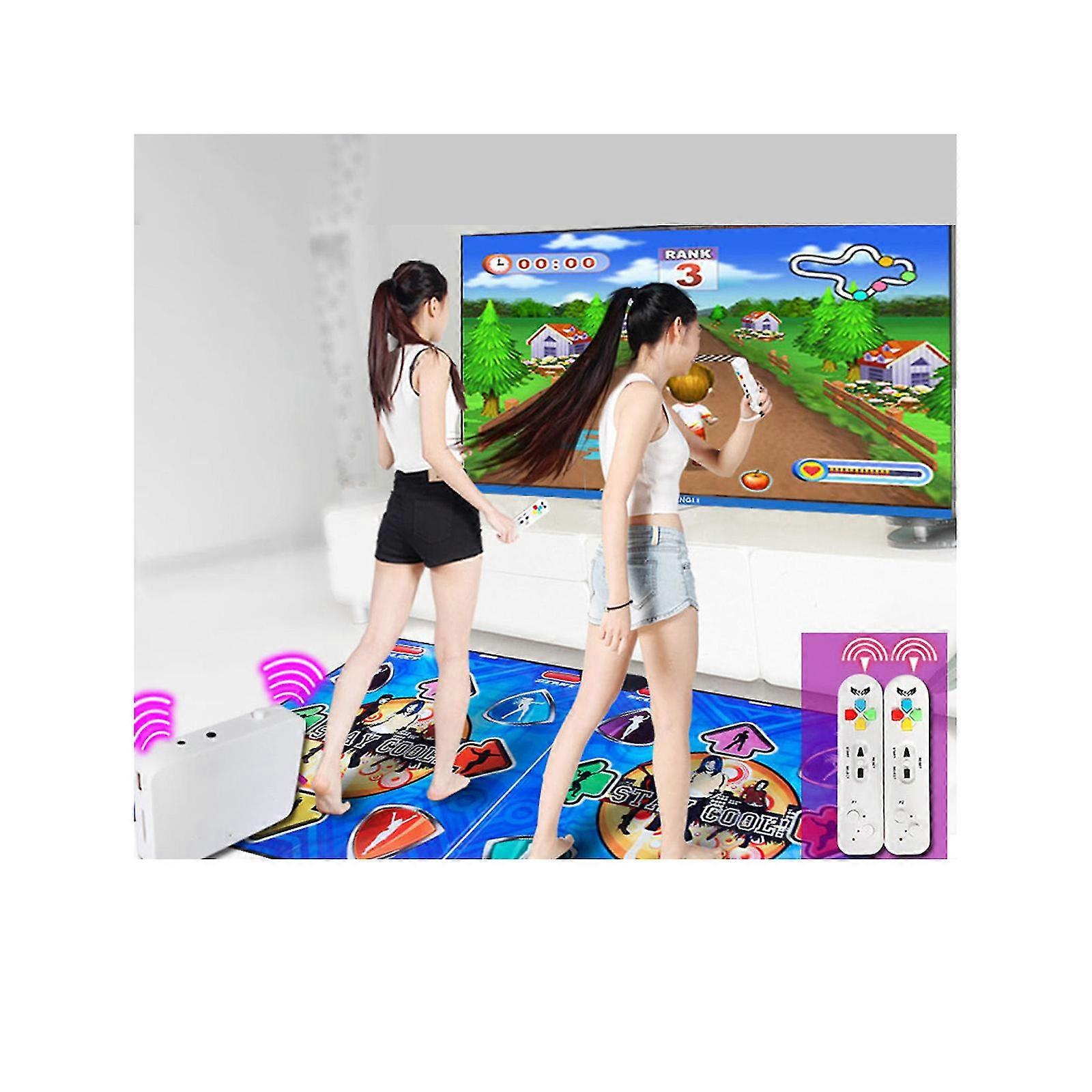 Dance Mat for Kids Adults Non-Slip Somatosensory Soft Dancer Step Pads with Music Multi-Function for PC TV