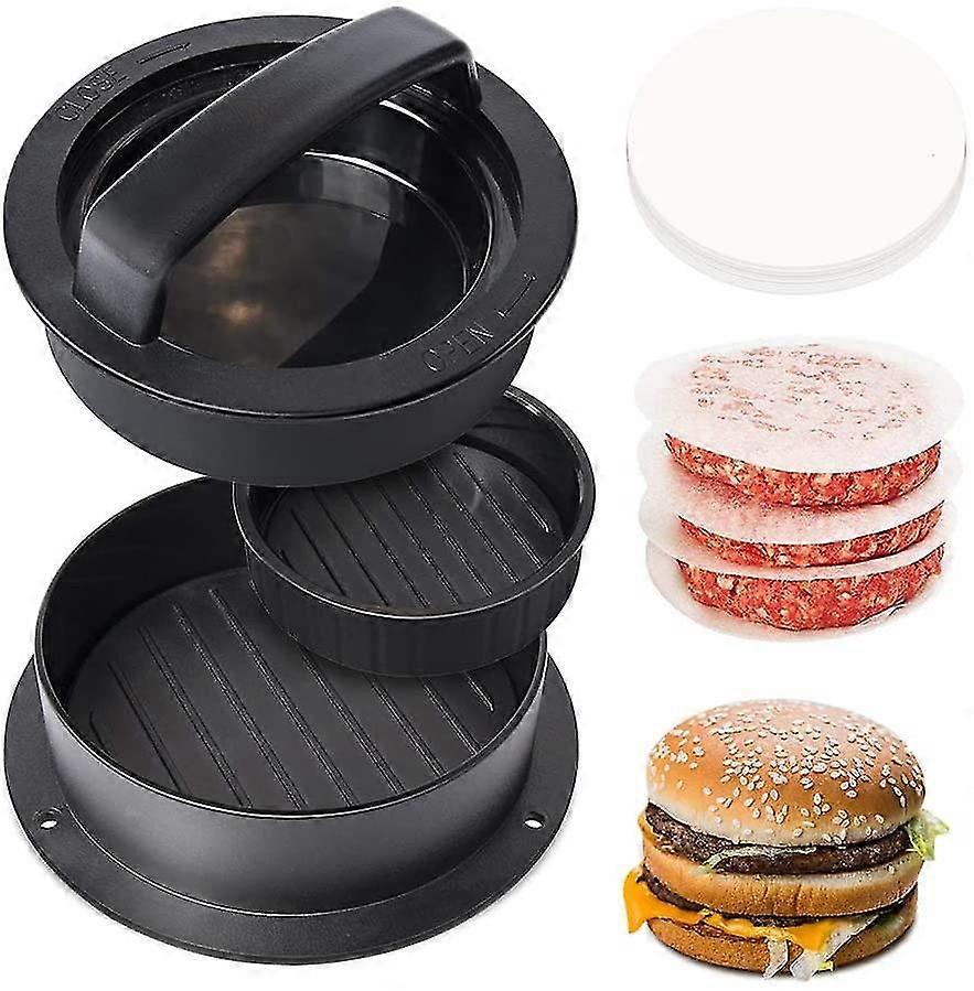 Hamburger Patty Maker Press 3 In 1 Stuffed Burger Press Large Non Stick