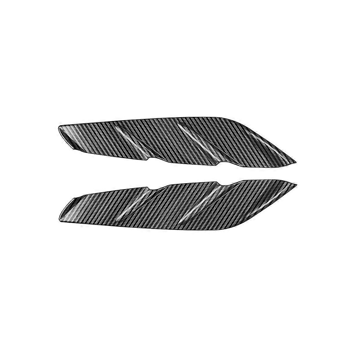 For IONIQ 6 2022 2023+ Car Rear Fog Lights Lamp Strips Trim Cover Stickers Rear Bumper Spoiler