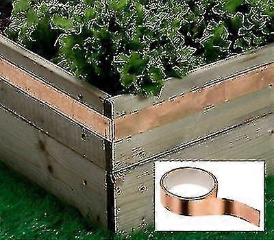 شريط نحاسي ضد القواقع - عرض 10 مم - لفة 20 م