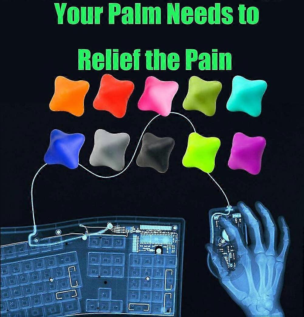 Hand Massage Exercise Therapy Balls-deep Tissue Trigger Self Massage