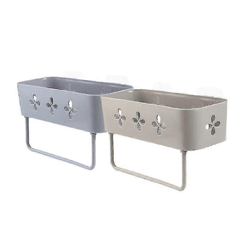 2pcs Bathroom Storage Basket