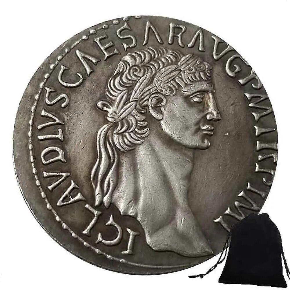 ローマ皇帝哲学王コイン-未流通のローマ帝国コイン-幸運記念コイン-歴史の発見+ギフトバッグ