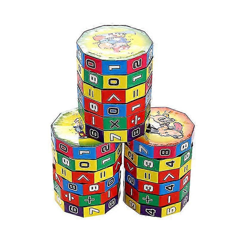 Kids Mathermatics Numbers Magic Cube Toy Puzzle Hand Spinner Game Gifts