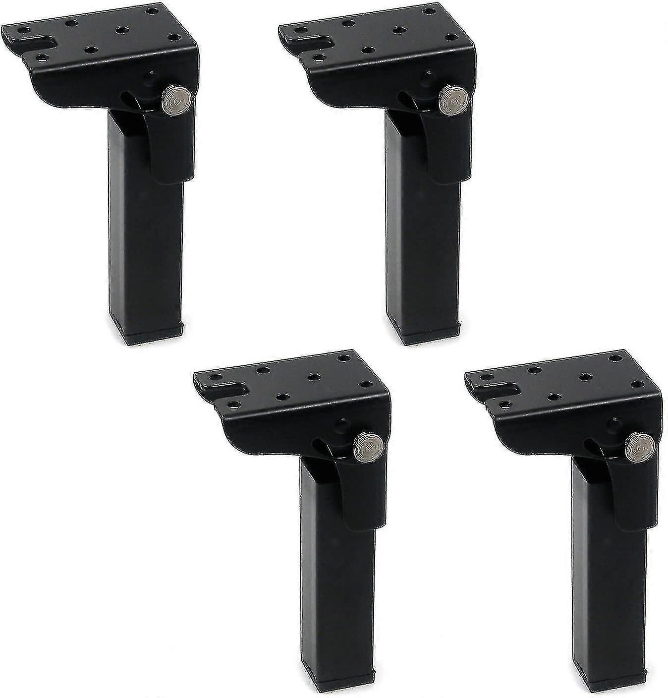 Folding Table Legs 140mm/5.51" Height Iron Locking Hinge 90 Degree Foldable