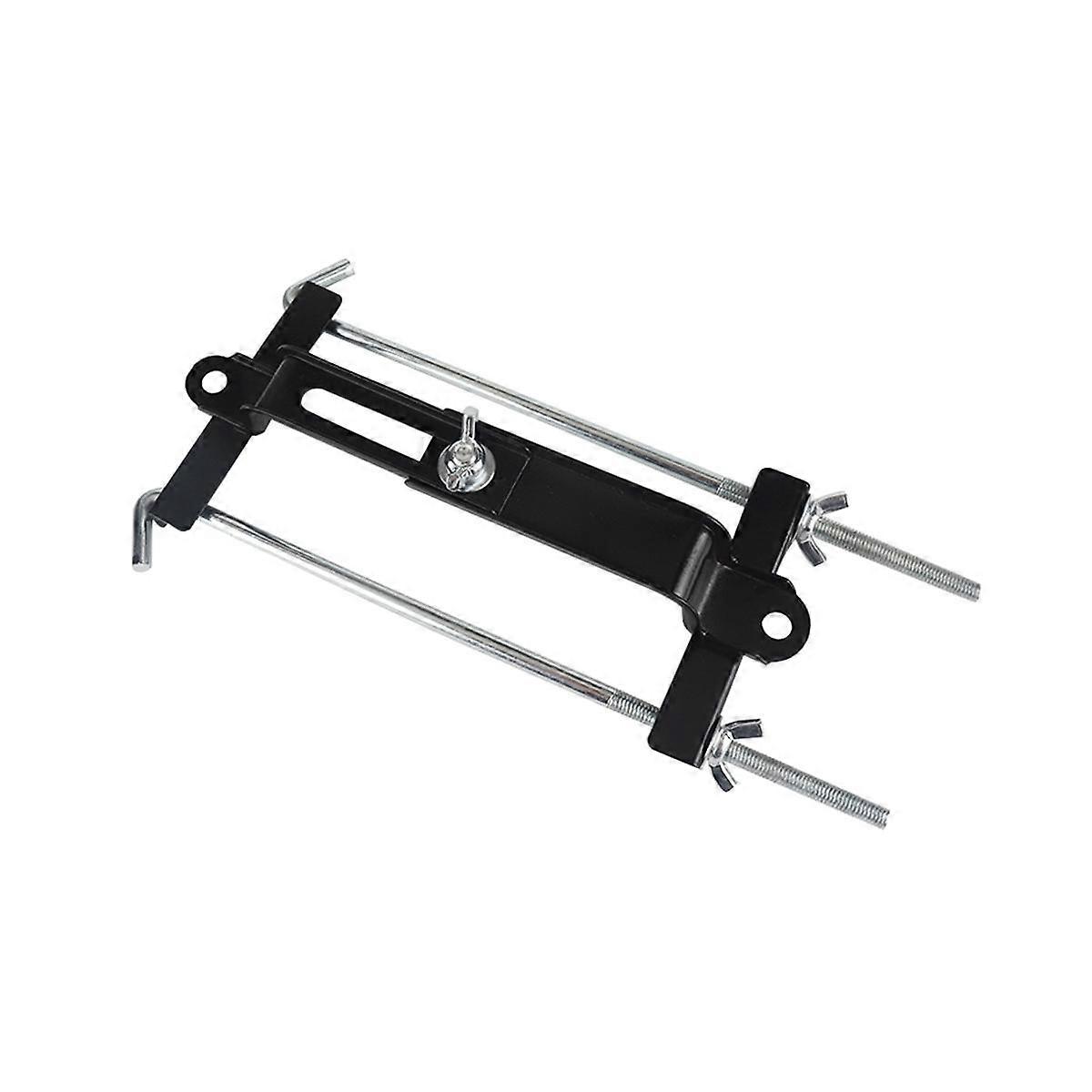 Adjustable Battery Hold Down, Universal Battery Adjustable Crossbar with L Battery Tie Down Holder
