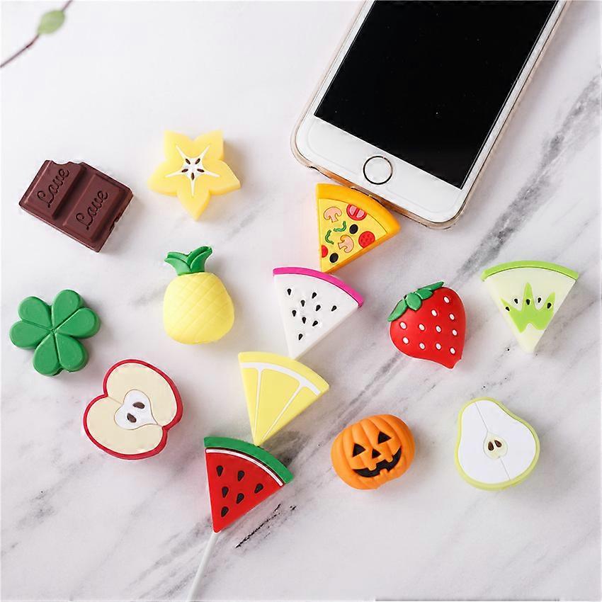 13 Pieces Cable Protector Cartoon Shaped Cable Protector to Prevent Cable Breakage Cable Protector for iPhone/iPad