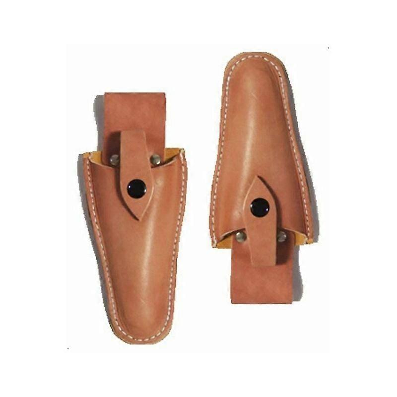 2pcs Leather Pruning Shears Cover Pure Leather Garden Pruning Shears Case
