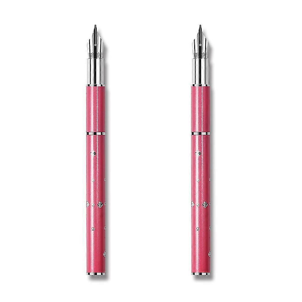 Embossing Stylus Set With 5 Pieces Replacement Head Diamond Crystal Dotting Fountain Pen Tracing Dotting Tool Stylus Embossing Tools For Paper Art Dot