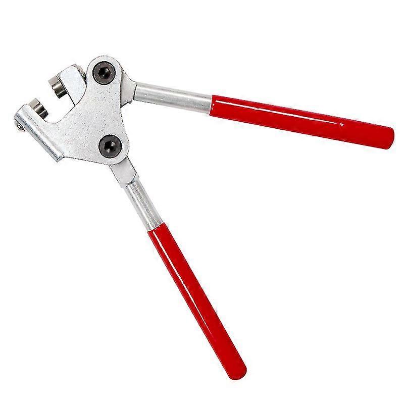 Plumb Plumb Set, red plastic handle, silver