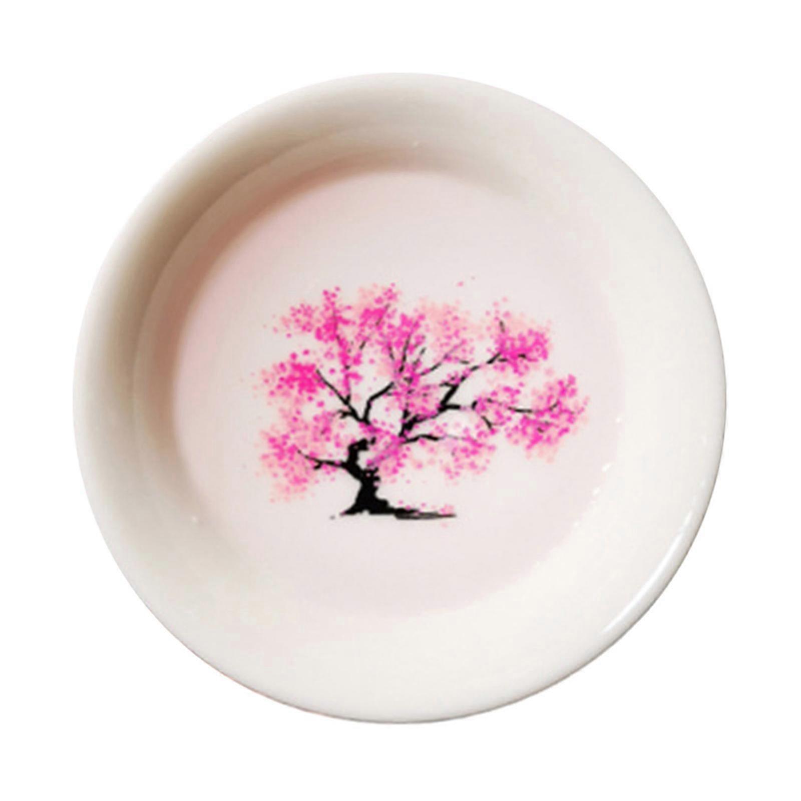 Magic Sakura Sake Cup Color Change With Cold/hot Water-see Peach Cherry Flowers Bloom Magically