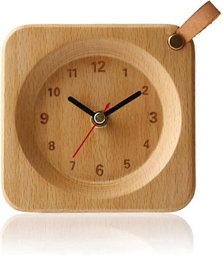Lazy Alarm Clock Alarm Clock Small Wooden Clocks Silent Design Alarm Clock Child Gifts