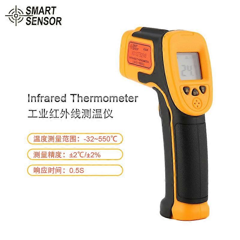 Smartsensor As530 High-Precision Handheld Temperature Measurement Industrial Infrared Thermometer Temperature Range-32~550