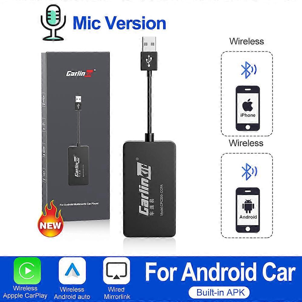 Carlinkit Wireless CarPlay USB Dongle Android Auto Adapter for Android Car Head Unit Multimedia Player Mirrorlink Autokit Box
