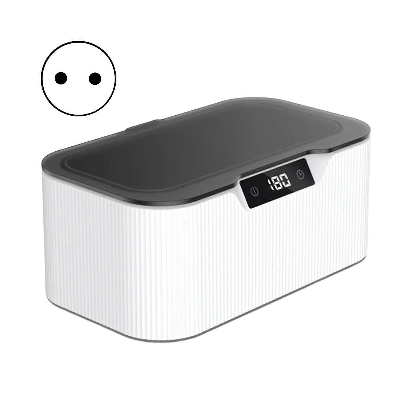 Ultrasonic Cleaner 3 Modes 360-Degree Cleaning Low Noise Digital Display High-frequency Vibration Touch Control Portable Ultrasonic Eyeglasses Washing