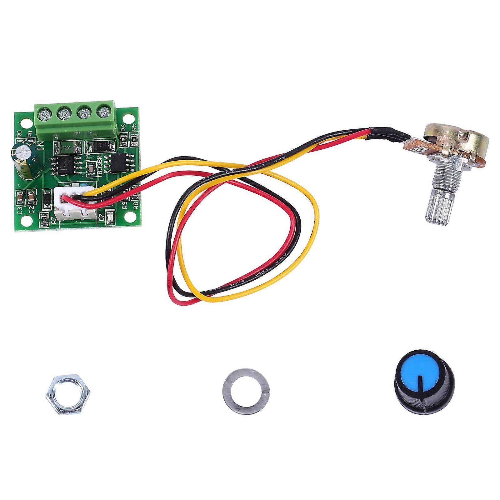 DC Motor Speeds Controller 1.8V to 12V Low Voltage Regulator PWM Module (Green)