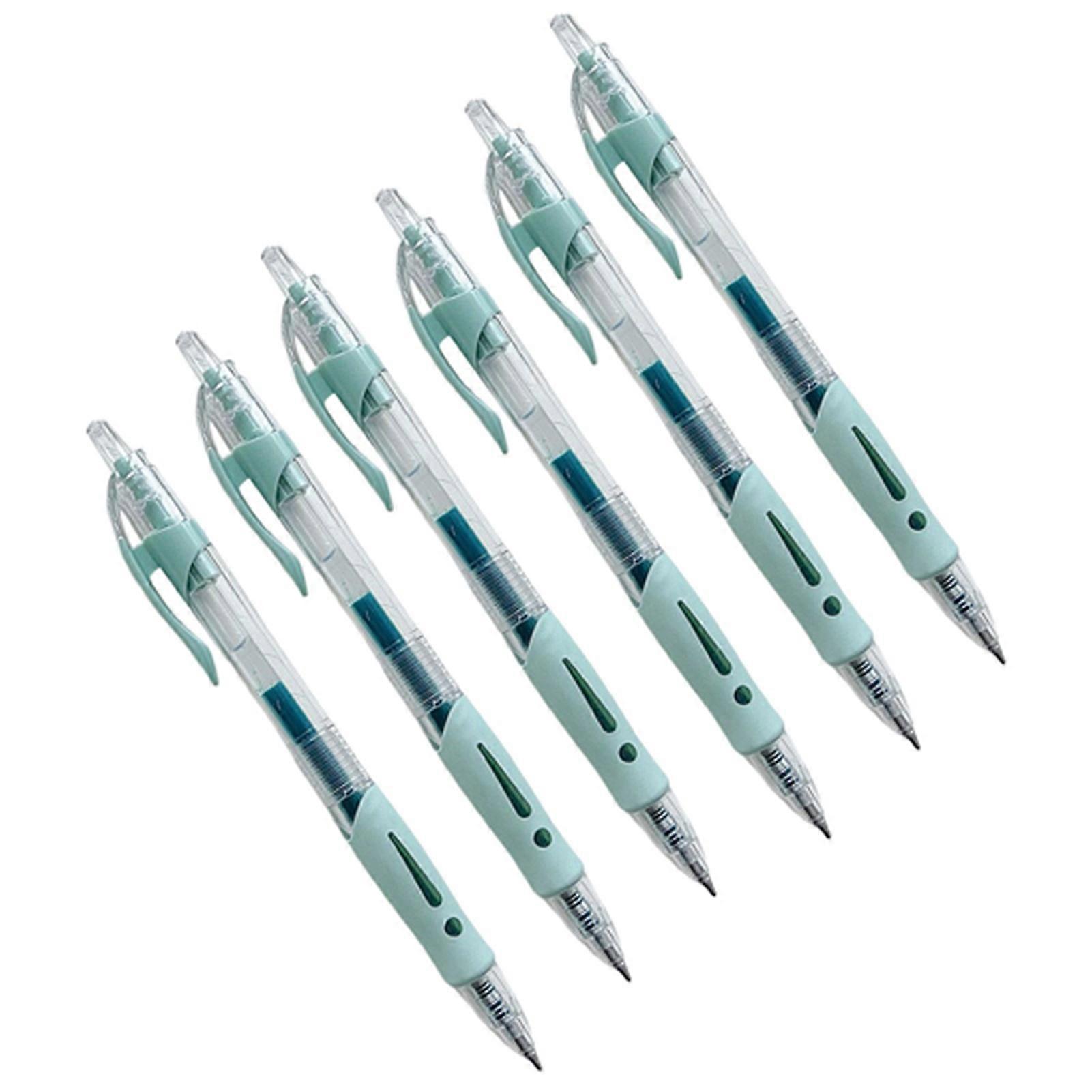 JIKAIX 6kpl geelikynät push design 6 väri luistamaton mukava ote luova pitkäkestoinen kevyt opiskelija tytöt pojat kirjoitusgeelikynä exan ottamiseen