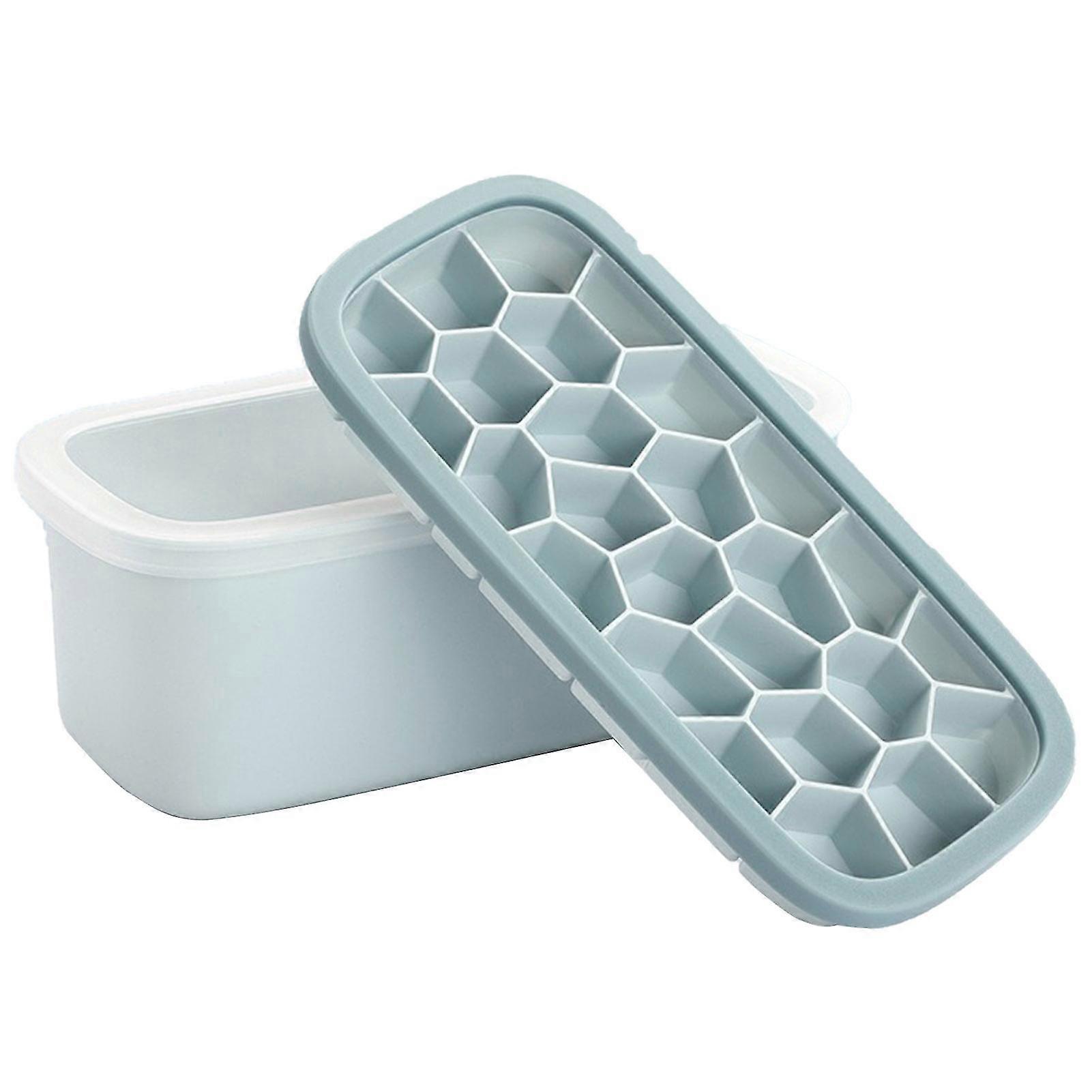 Ice Cube Storage Box Multifunctional Ice Box With Llid For Home Refrigerator