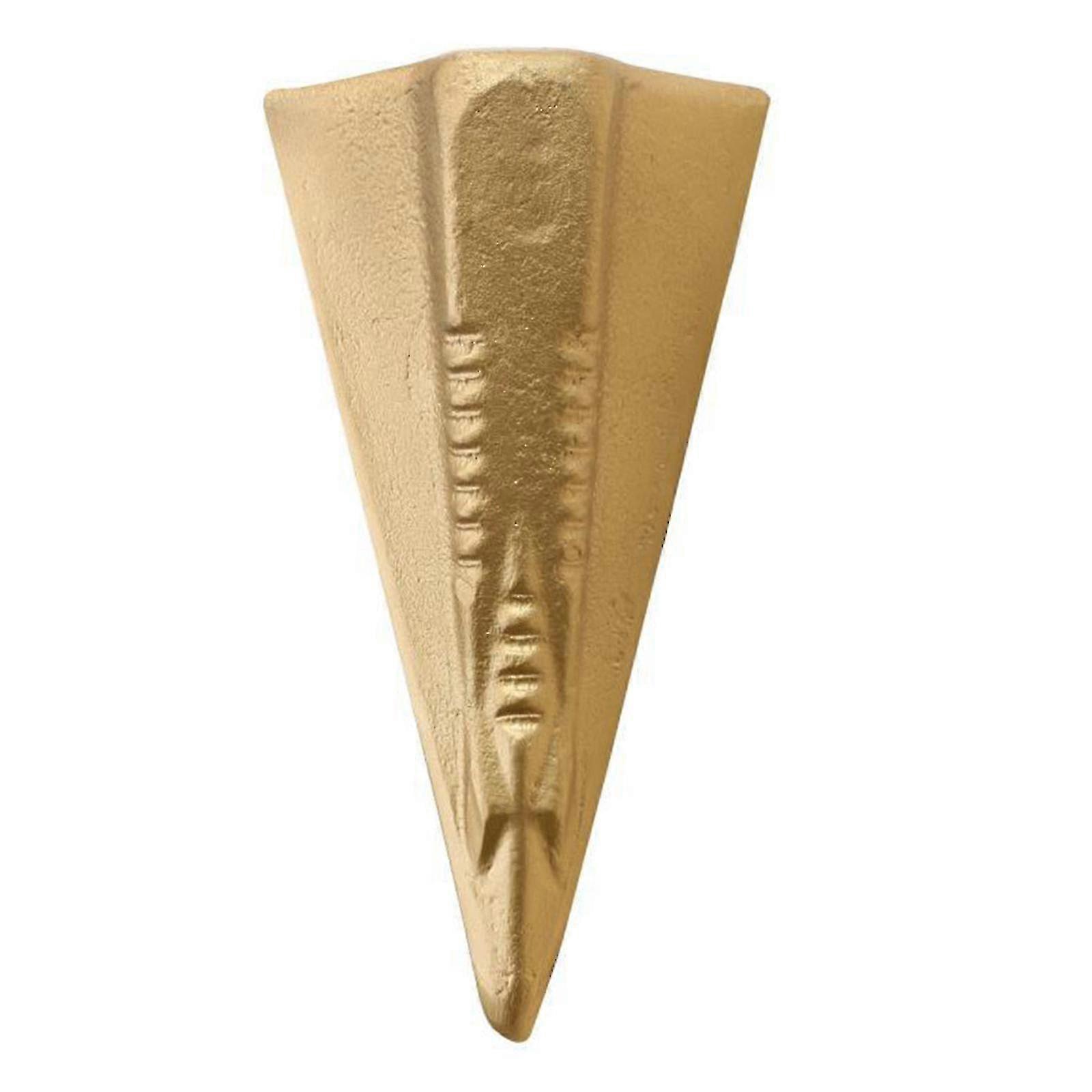 Outils de travail du bois Axe Or Avec pointe pointue Affaiblit les bûches Acier Pagode en forme de pagode Forme Split Wedge