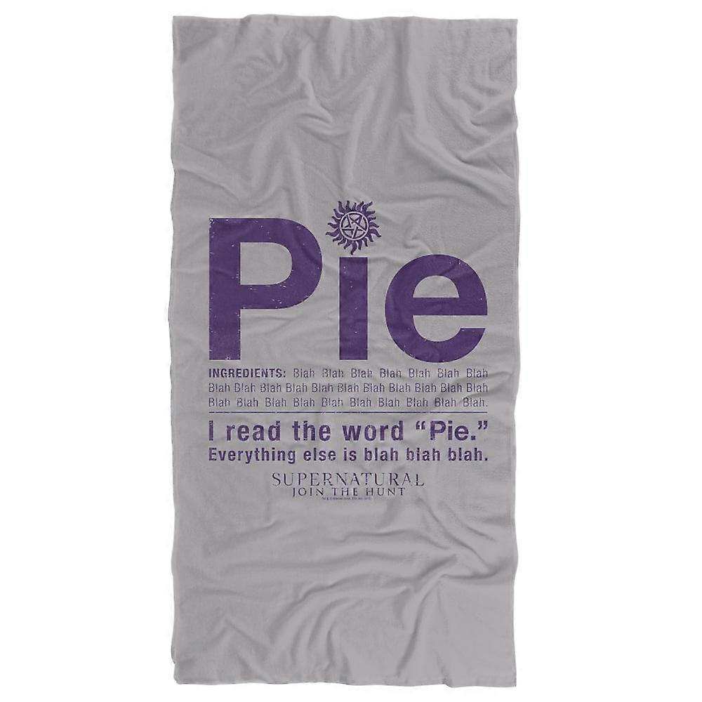 y660Toalla de playa Supernatural Pie kanr660