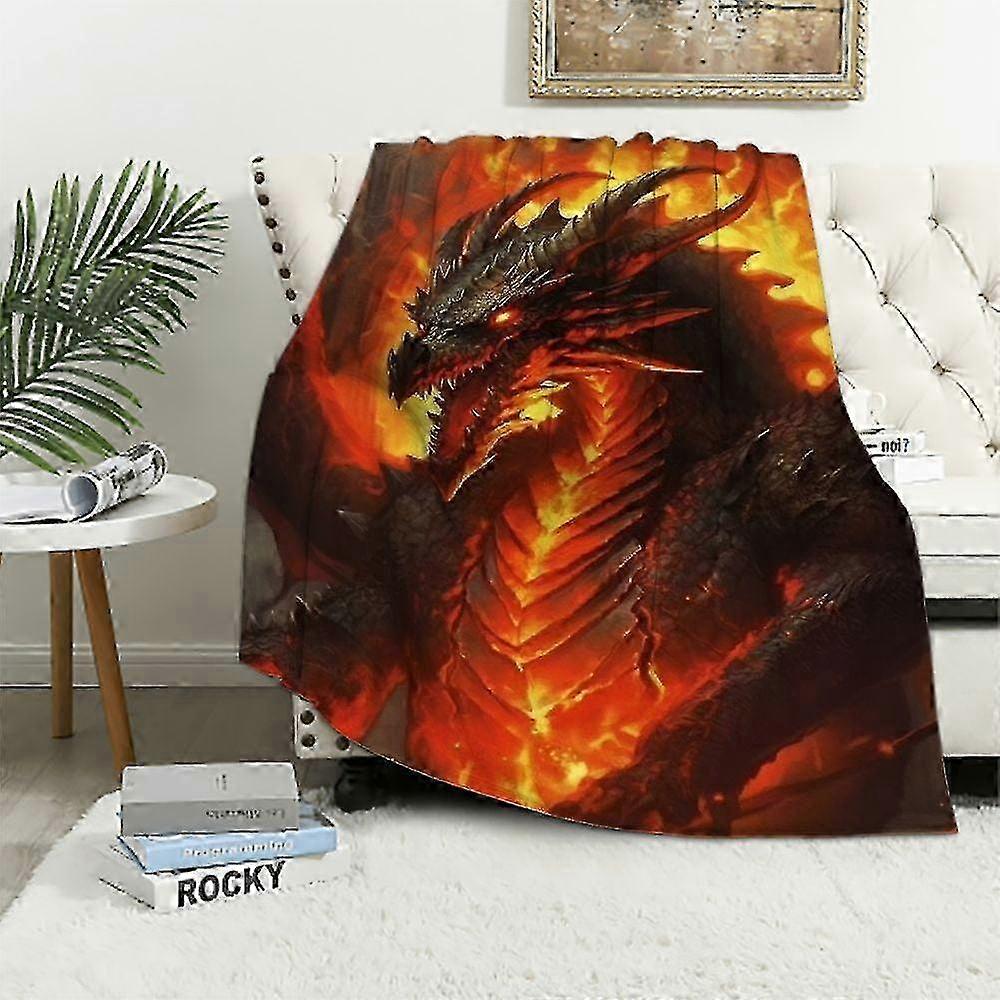 t1920 Blanket Dragons Blanket Ultra Soft Flannel Throw Blanket for Decor for Room Couch Blanket bn1920