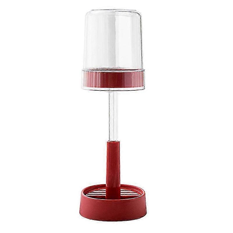 Hammasharjan pidike hammasharjakupilla, sopii kaikille hammasharjoille, hammassäilytyksen järjestäjäpidikkeet (punainen)