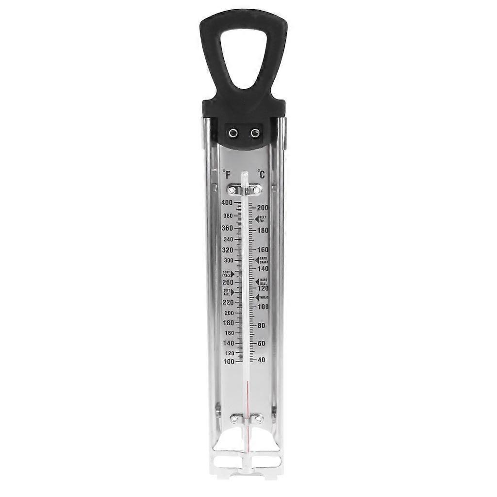 Deep Fry Candy Thermometer with Hanging Hook & Pot Clip Easy to Use