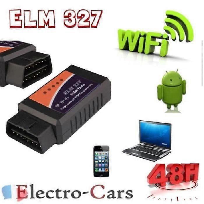 Diagnostic Interface - LESHP - ELM327 WIFI - OBD2 - Multi-brand - Fault Code Reading