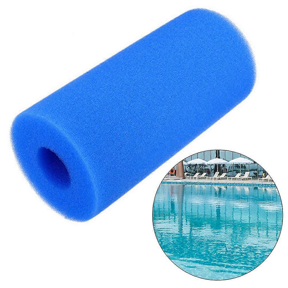 Reusable Swimming Pool Filter Foam Sponge Cartridge Blue 200MM