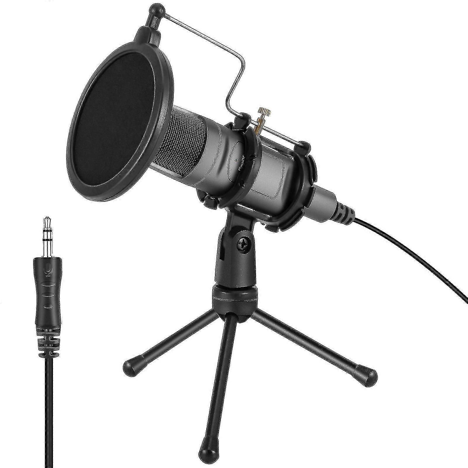 Gaming Gxt 232 Mantis Usb Streaming Microph, Microph With Tr D And Pop Filter, Gamer Mic For Poast, Gaming, Asmr, Singing