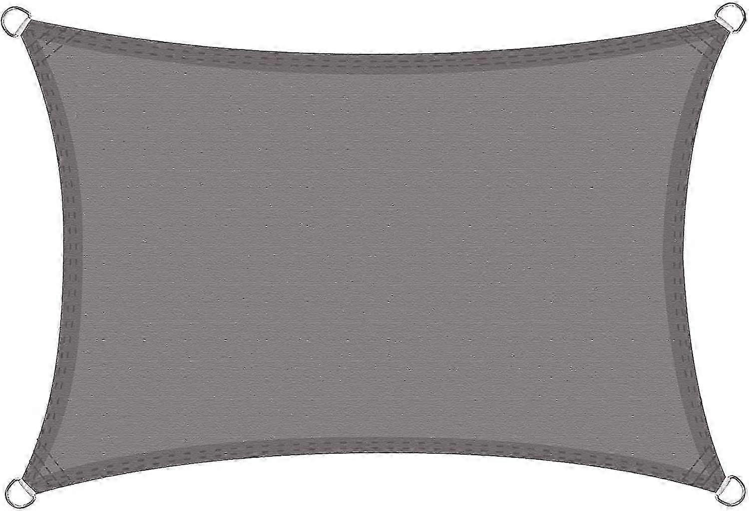 2x3m Rectangular Waterproof Shade Sail, Waterproof Pes Shade Sail, 3x2m Rectangular Shade Net,graphite Gray 2x3