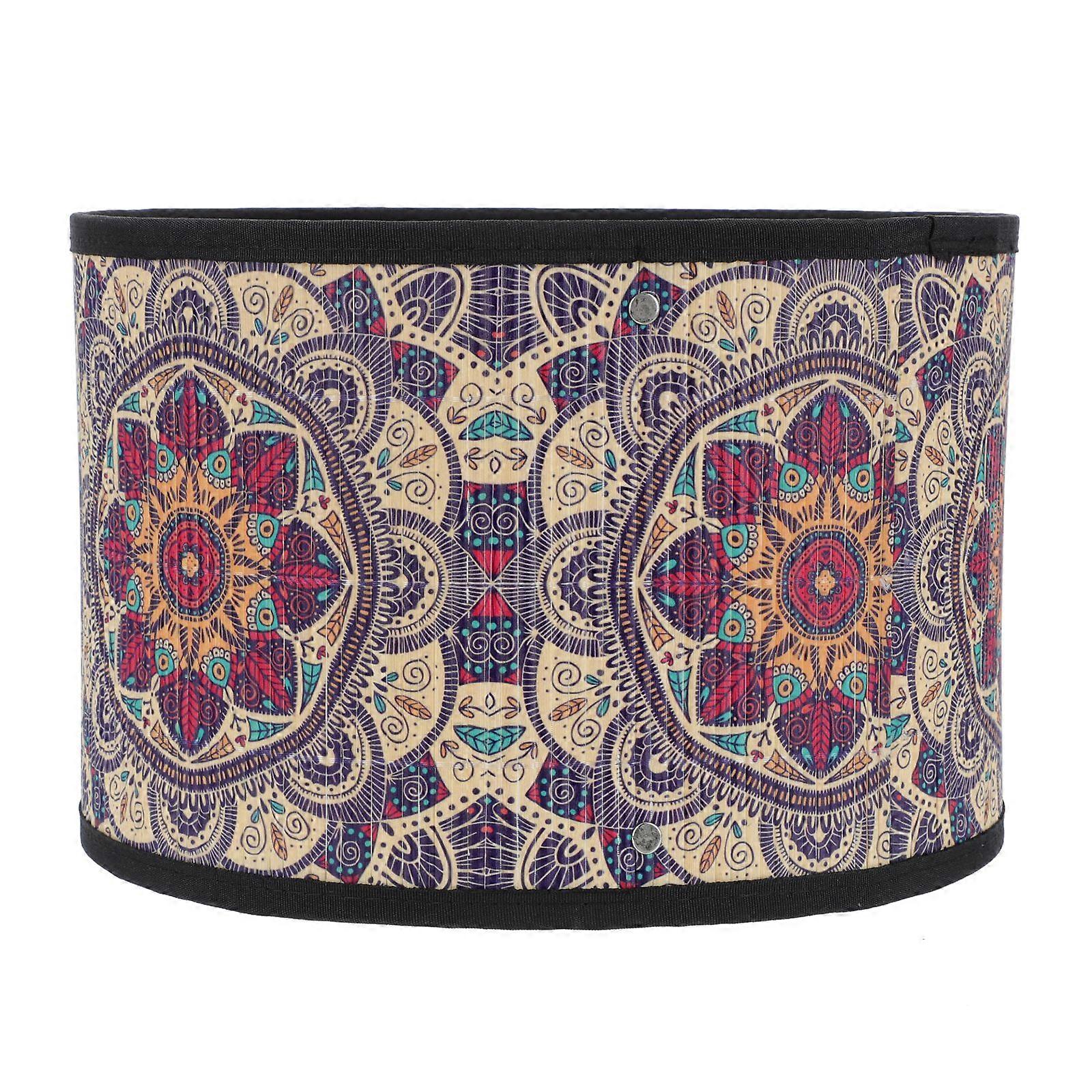 1Pc Desk Lamp Lampshade Colorful Ethnic Style Household Decorative Lamp Shade