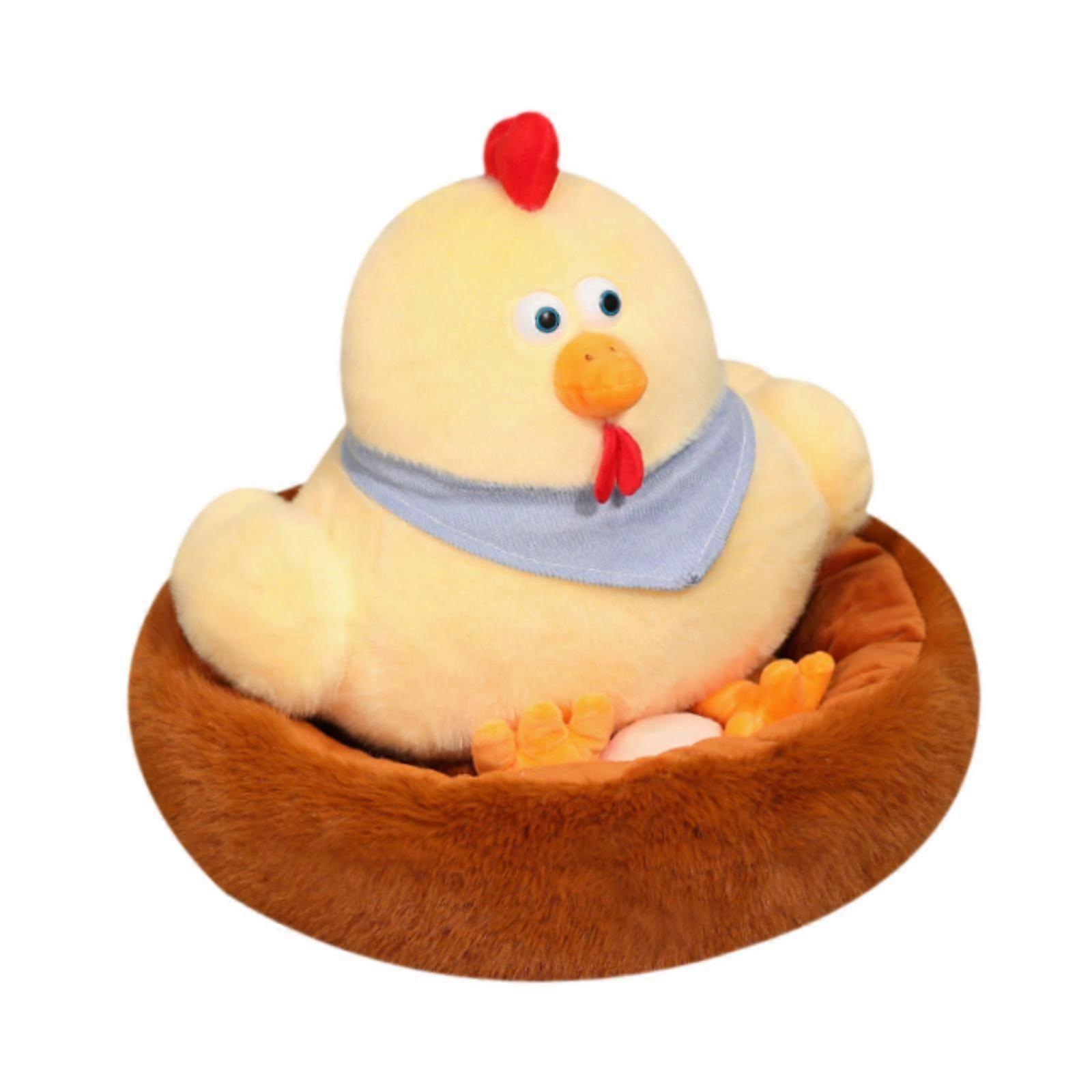 Plush Toy Lovely Plush Hen Toy for Ornament Birthday Present Home Decoration M