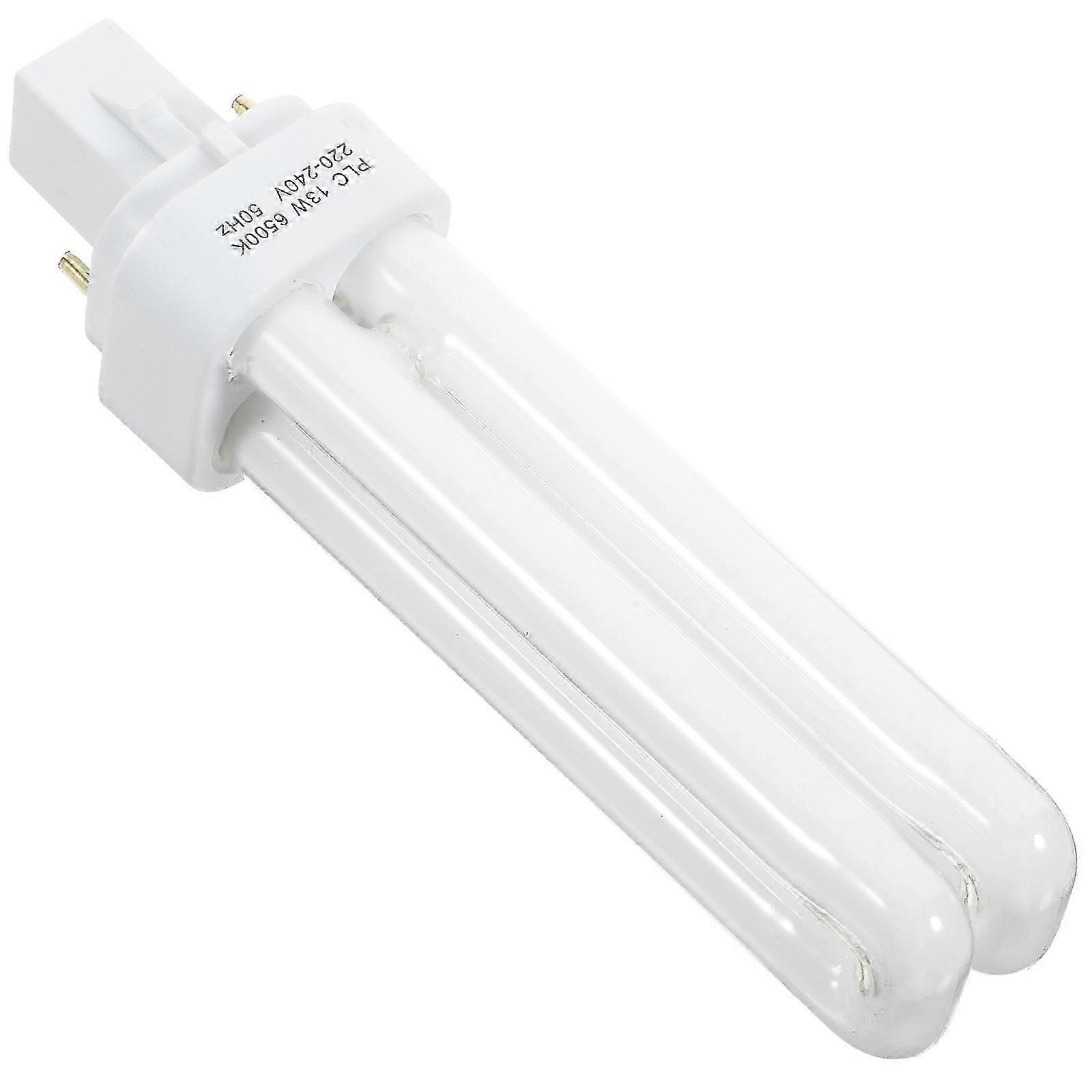 4pcs Compact Fluorescent Bulb 13W Fluorescent Lamp Bulb 2 Pin Plug In LED Lamp Bulb Accessory
