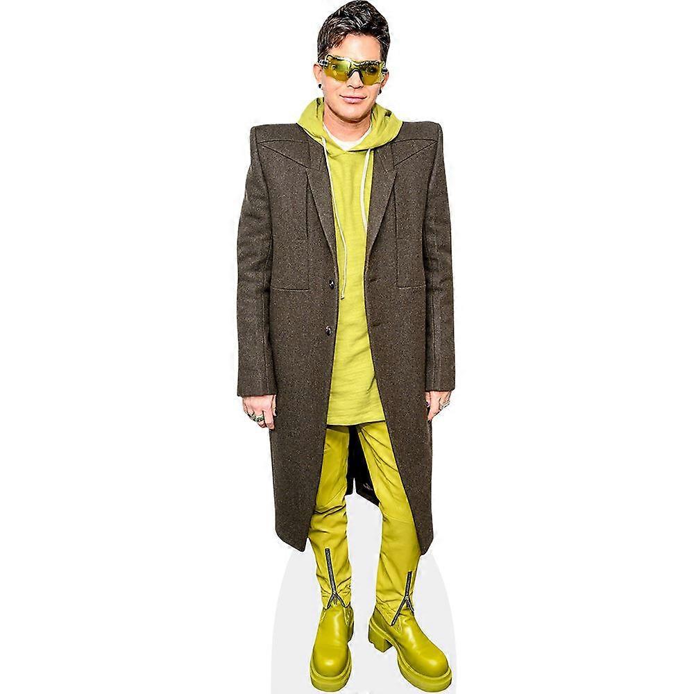 Adam Lambert (Long Coat) Cardboard Cutout (lifesize OR mini size). Standee. Stand Up.
